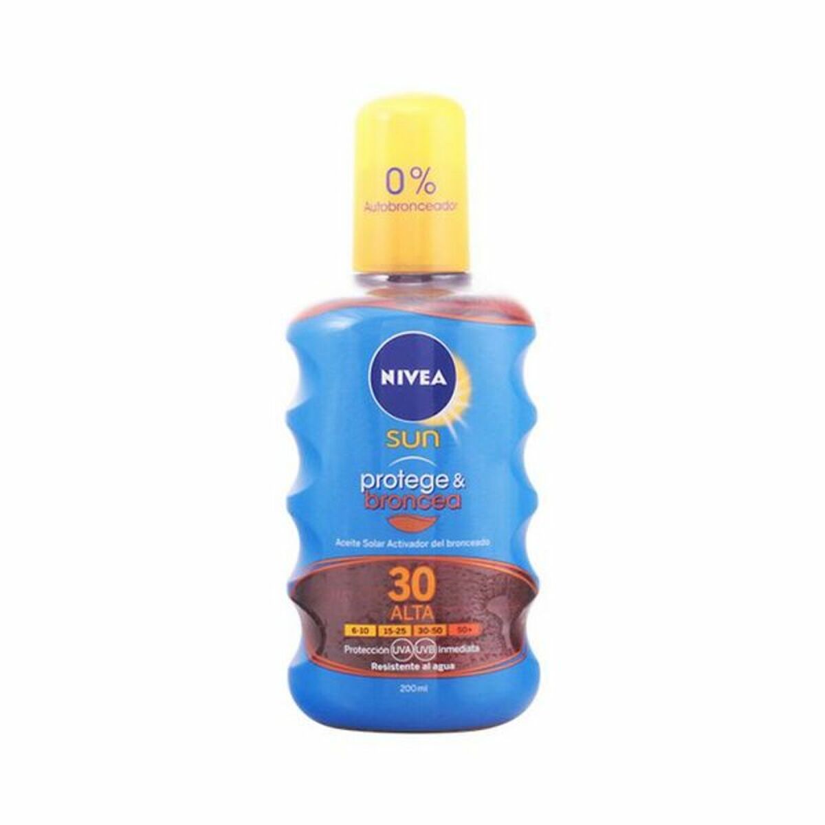 Bruningsolje Nivea Sun Broncea Spf 30 200 ml